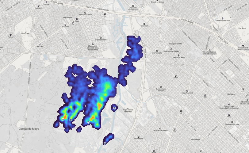 Solid waste methane plume