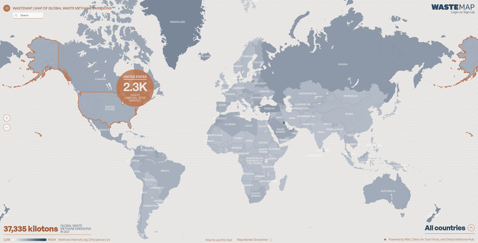 The Waste Methane Assessment Platform (WasteMAP)
