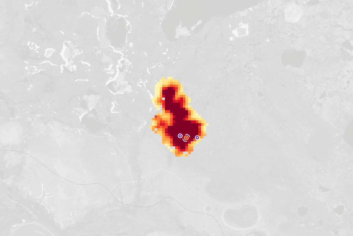 Oil and gas CO2 plume