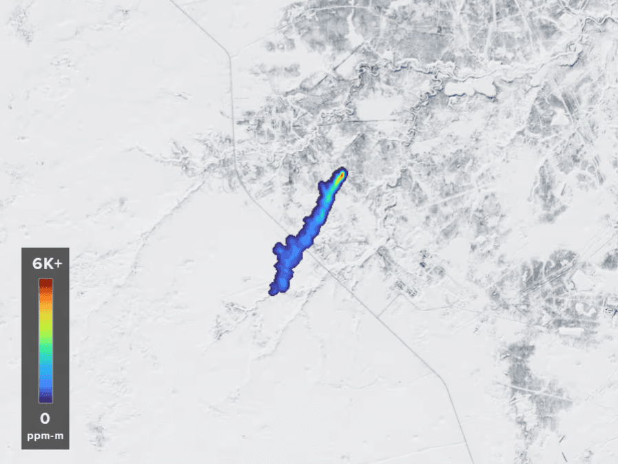 Tanager-1 detected plume over Russia