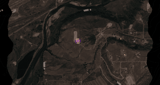 Level 2A simultaneous RGB imagery derived from airborne data underlying a methane source.