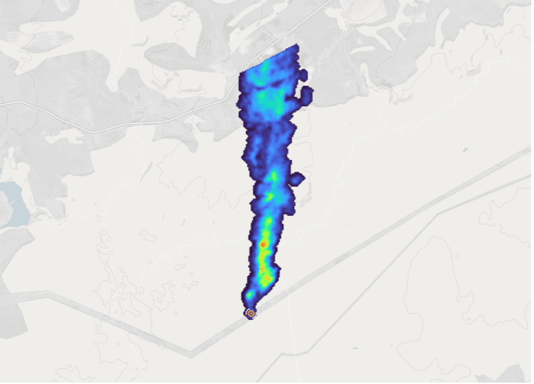 onshore oil and gas methane plume