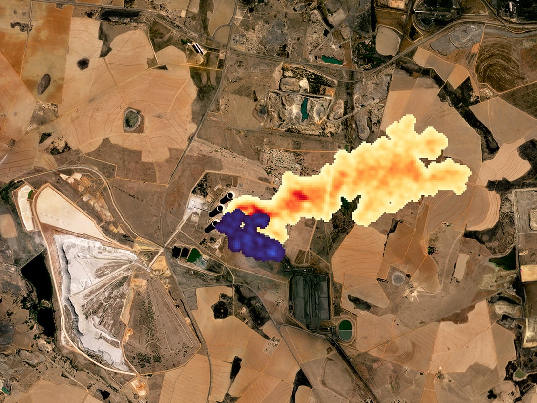 Nkangala South Africa CO2 and CH4 plumes